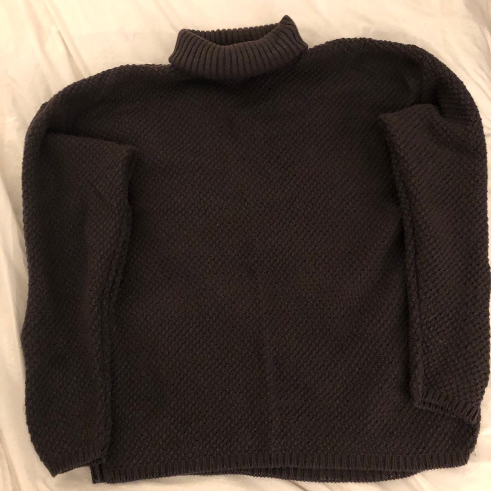 Eileen Fisher Turtleneck Sweater Charcoal